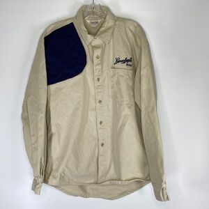 Clarkfield Outdoors Leinenkugel's Shooting Button Up Long Sleeve Shirt Large